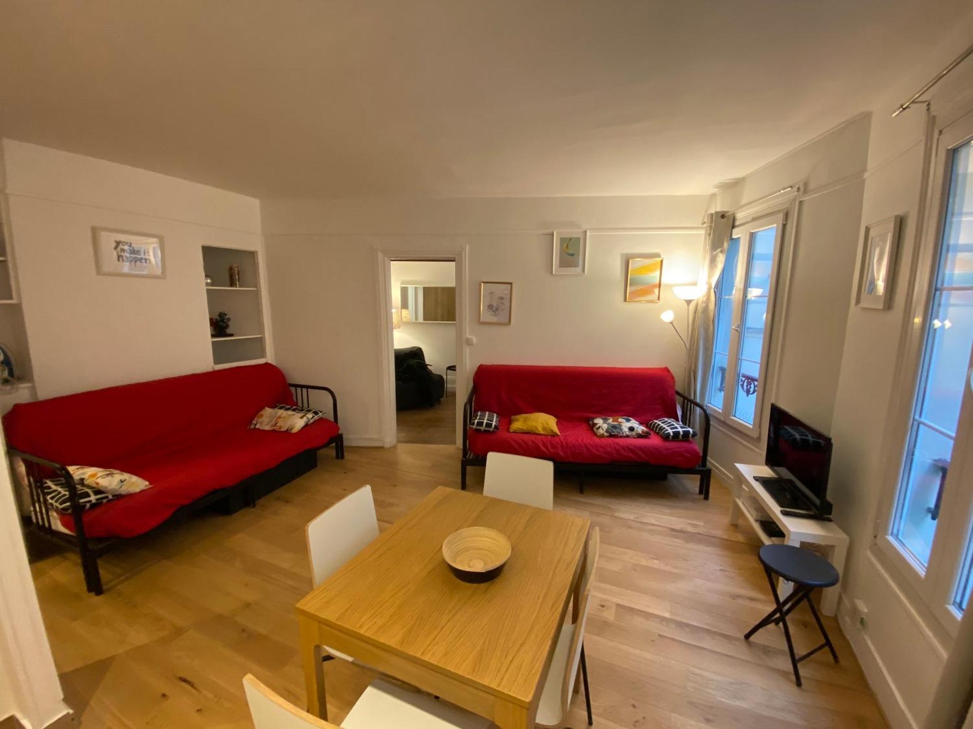 Apartament Paris Sacre Coeur Montmartre Et Tour Eiffel, 8 People, Zewnętrze zdjęcie