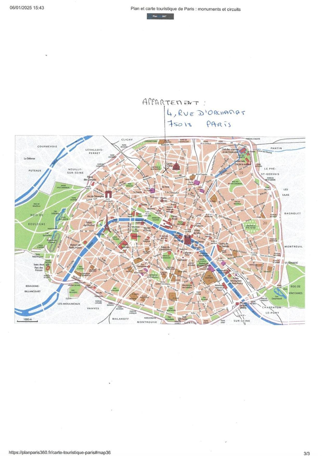 Apartament Paris Sacre Coeur Montmartre Et Tour Eiffel, 8 People, Zewnętrze zdjęcie